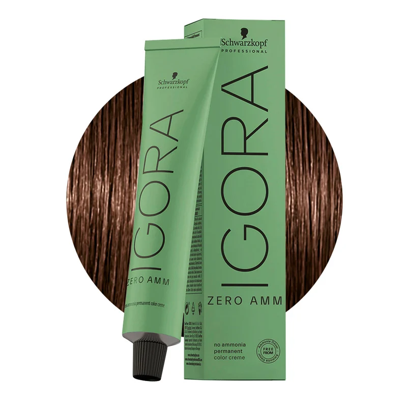 Schwarzkopf Igora Zero Amm 4-6 Castano Medio Cioccolato 60ml - colorazione permanente senza ammoniaca
