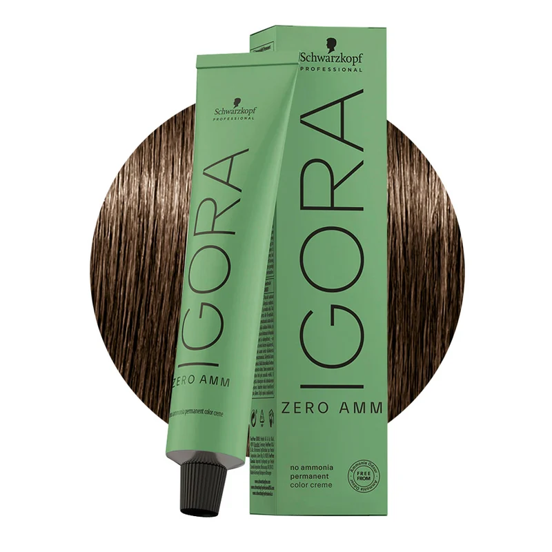 Schwarzkopf Professional Igora Zero Amm 4-0 Castano Medio Naturale 60ml - colorazione permanente senza ammoniaca