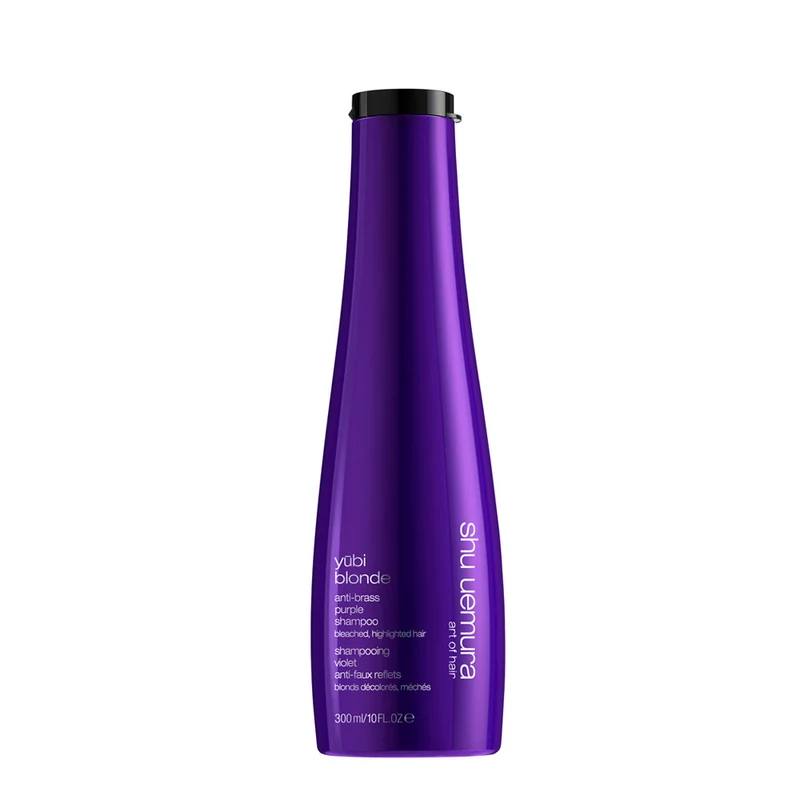 Shu Uemura Yubi Blonde Anti-Brass Purple Shampoo 300ml - shampoo antigiallo per capelli biondi