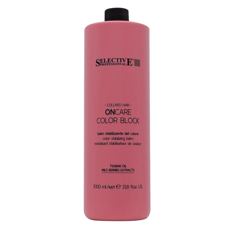 Selective Professional On Care Color Block Balm 1000ml - balm stabilizzante del colore