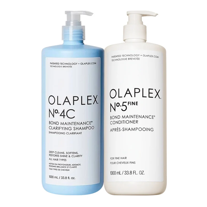 Olaplex N° 4C Bond Maintenance Clarifying Shampoo 1000ml N° 5Fine Conditioner 1000ml