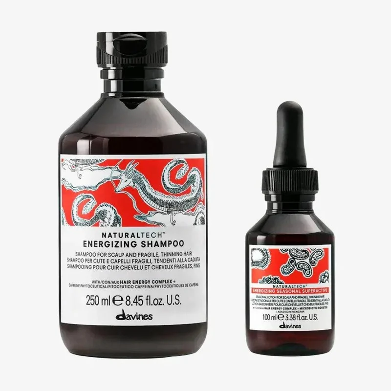 Davines Naturaltech Energizing Rinforzante Stagionale Kit – Shampoo e Superactive
