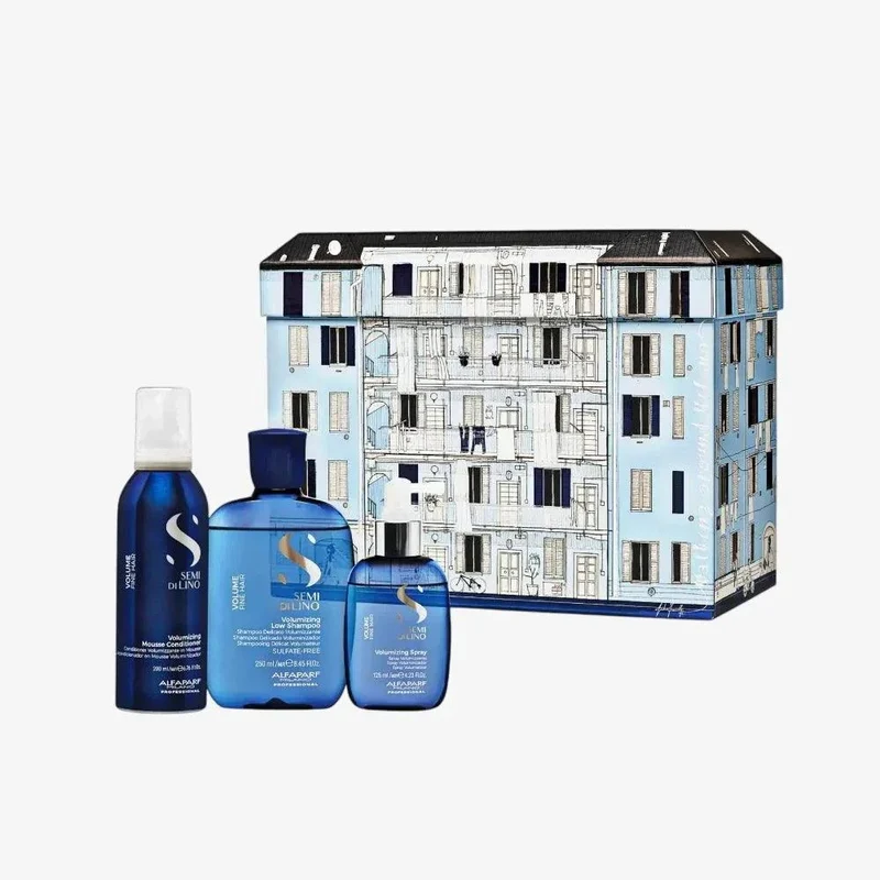 Semi di Lino Holiday Kit Volume Alfaparf capelli fini