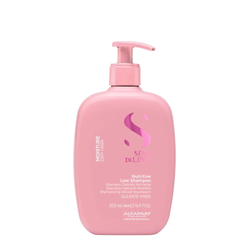 Alfaparf Milano Semi Di Lino Moisture Nutritive Low Shampoo 500ml - shampoo delicato nutriente per capelli secchi