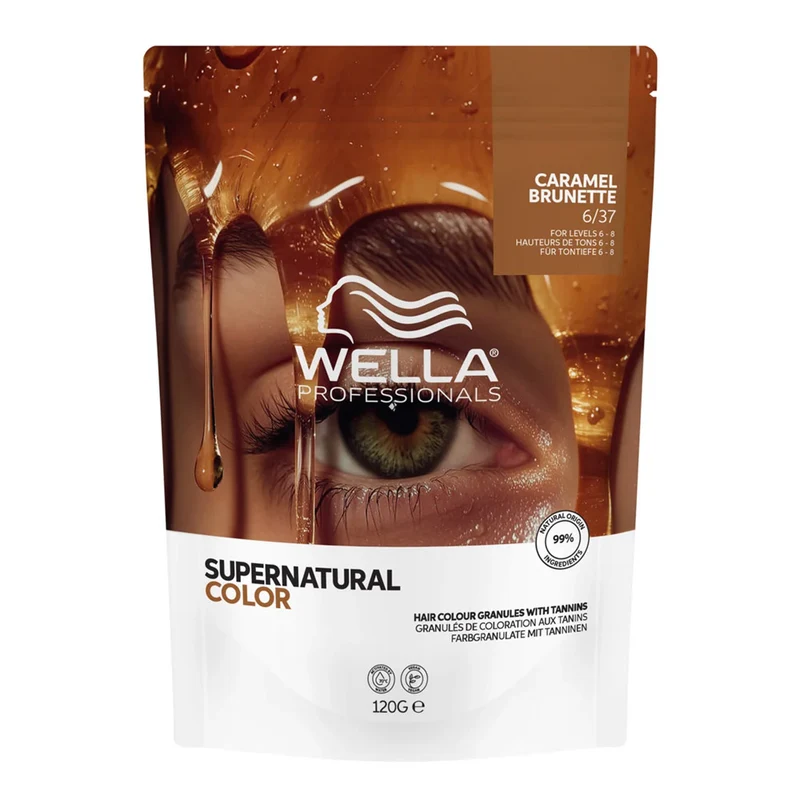 Wella Professionals Supernatural Color Caramel Brunette 6/37 120gr - colore naturale semipermanente