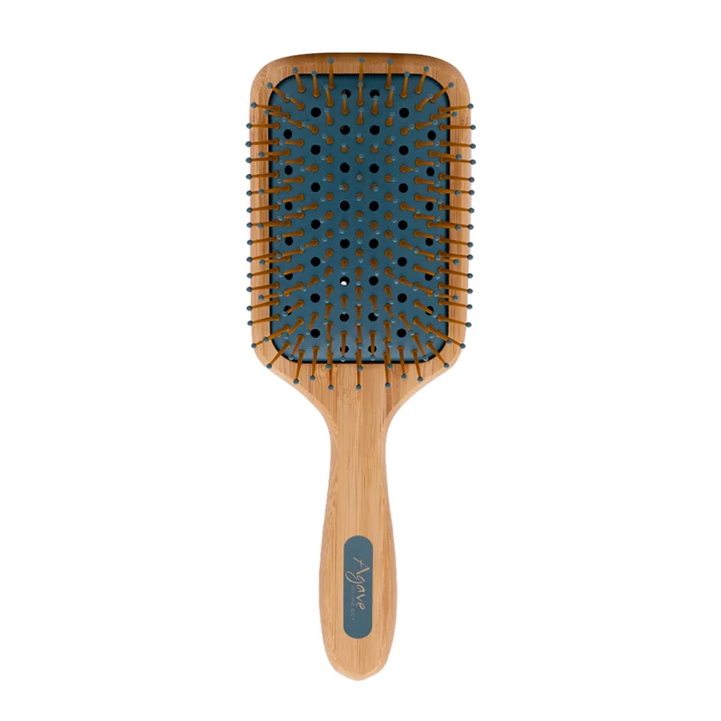 Agave Healing Oil Natural Bamboo Paddle Brush- spazzola districante