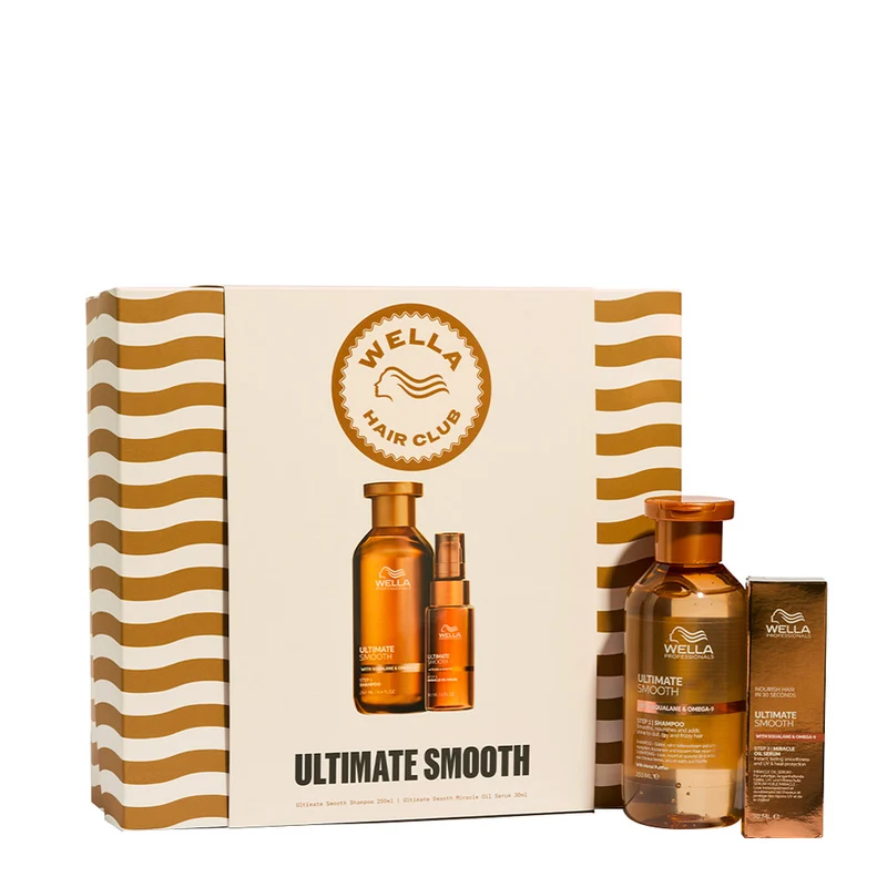 Wella Professionals Ultimate Smooth Cofanetto Spring - Shampoo e Miracle Oil Serum - 250ml + 30ml
