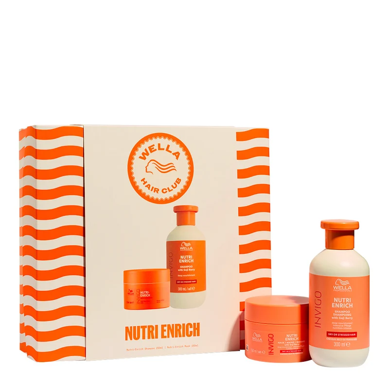 Wella Professionals Nutri Enrich Cofanetto Spring - Shampoo e maschera - 300ml + 150ml