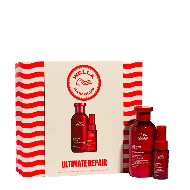 Wella Professionals Ultimate Repair Cofanetto Spring - Shampoo e Miracle Hair Rascue - 250ml + 30ml