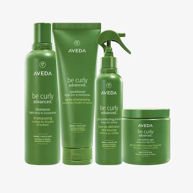 Aveda Be Curly Be Curly Shampoo Balsamo Primer e Gel Shampoo Kit