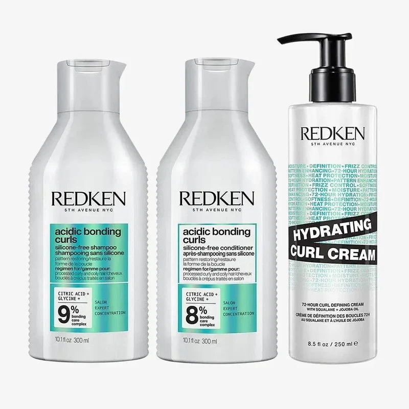 Redken Curl Defining Trio Shampoo Conditioner e Cream