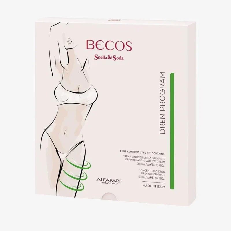 Becos Kit Dren Program Snella & Soda anticellulite trattamenti