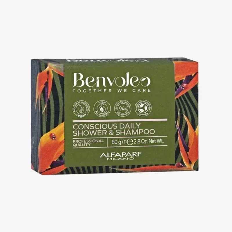 Benvoleo Daily Shampoo solido organico 3 in 1 80gr Alfaparf Milano