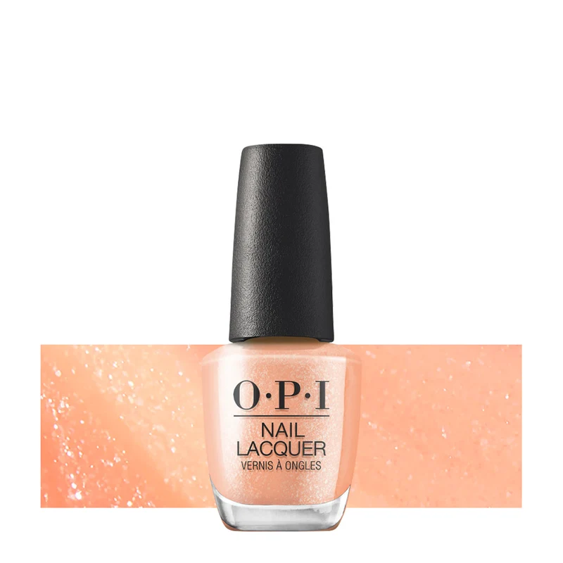 OPI Nail Laquer Spring 26 The New OPIcons Queens Rule 15ml - smalto rosa pesca scintillante