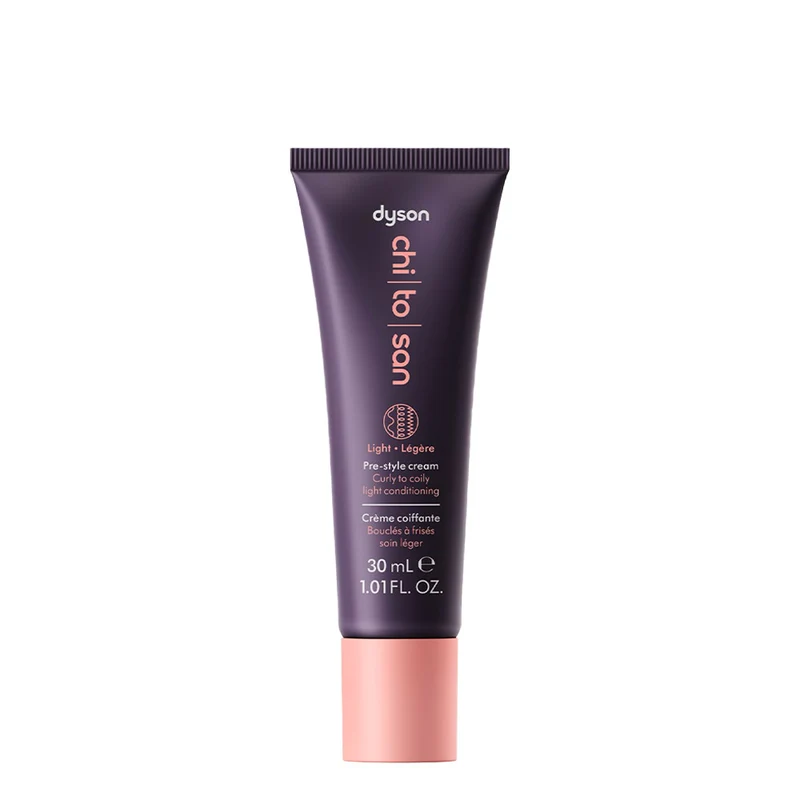 Dyson Chitosan Pre-Styling Hair Cream Curly to Coily Light Conditioning 30ml - crema leggera capelli ricci