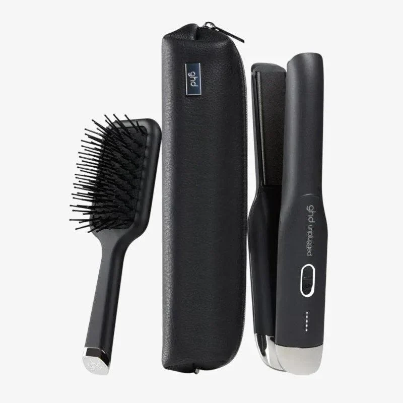Ghd Unplugged Gift Set piastra senza fili e mini spazzola