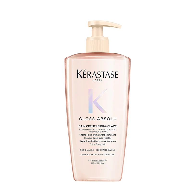 Kerastase Gloss Absolu Bain Creme Hydra Glaze 500ml - shampoo illuminante capelli spessi