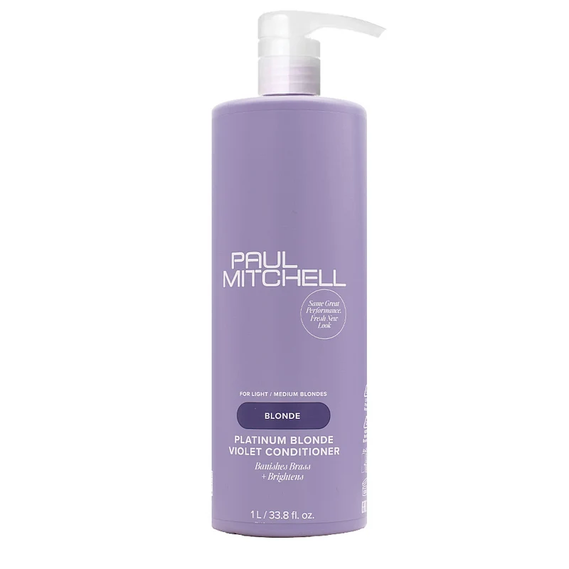 Paul Mitchell Platinum Blonde Violet Conditioner 1000ml - balsamo capelli biondi