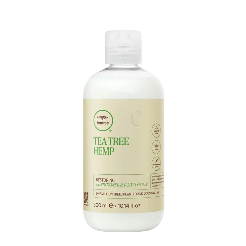Paul Mitchell Tea Tree Hemp Restoring Conditioner & Body Lotion 300ml - idratante e rivitalizzante 2 in 1
