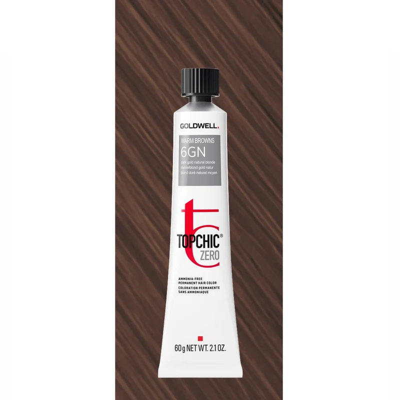 6GN Topchic Zero Warm Browns Dark Gold Natural Blonde tb 60ml - colorazione permanente senza ammoniaca