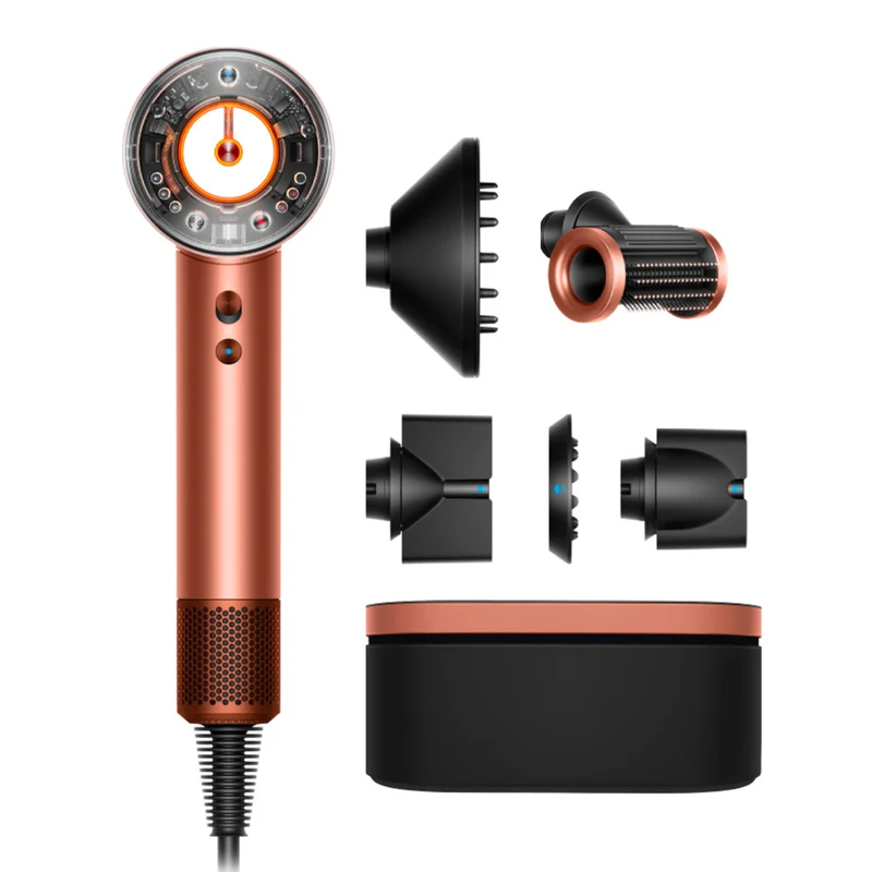 Dyson Supersonic Nural Phon Amber Silk - asciugacapelli capelli lisci e mossi