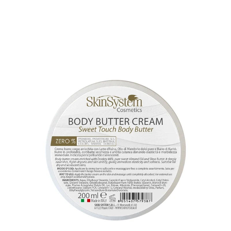 SkinSystem Body Butter Cream 200ml - crema burro corpo