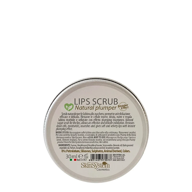 SkinSystem Natural Lips Scrub 30g – Natural Plumper Scrub Rimpolpante