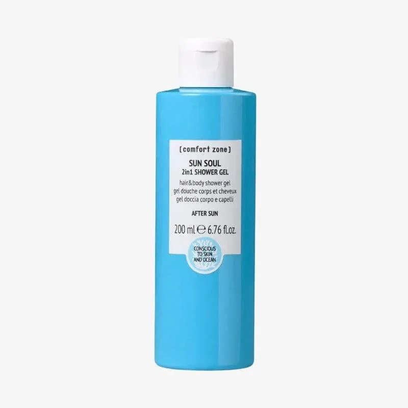 Comfort Zone Sun Soul 2 in 1 Shower Gel doccia corpo e capelli 200ml