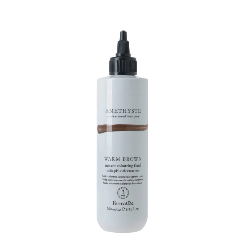 Amethyste Istant Color Fluid Warm Brown 250ml - colore semi-permanente