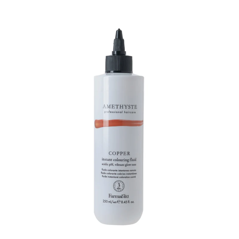 Amethyste Istant Color Fluid Copper 250ml - colore semi-permanente pronto all'uso