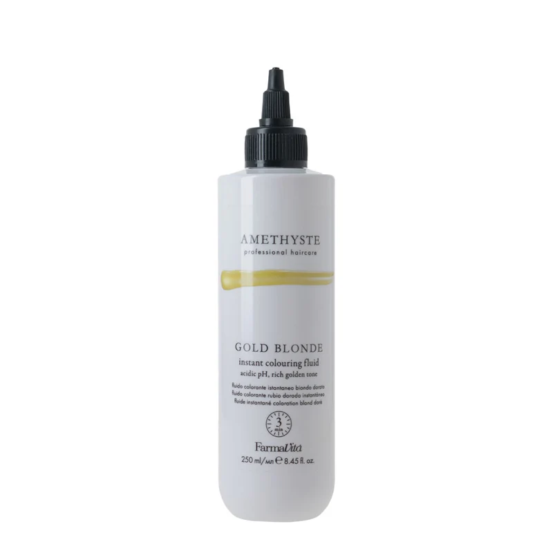 Amethyste Istant Color Fluid Gold Blonde 250ml - colore semi permanente pronto all'uso