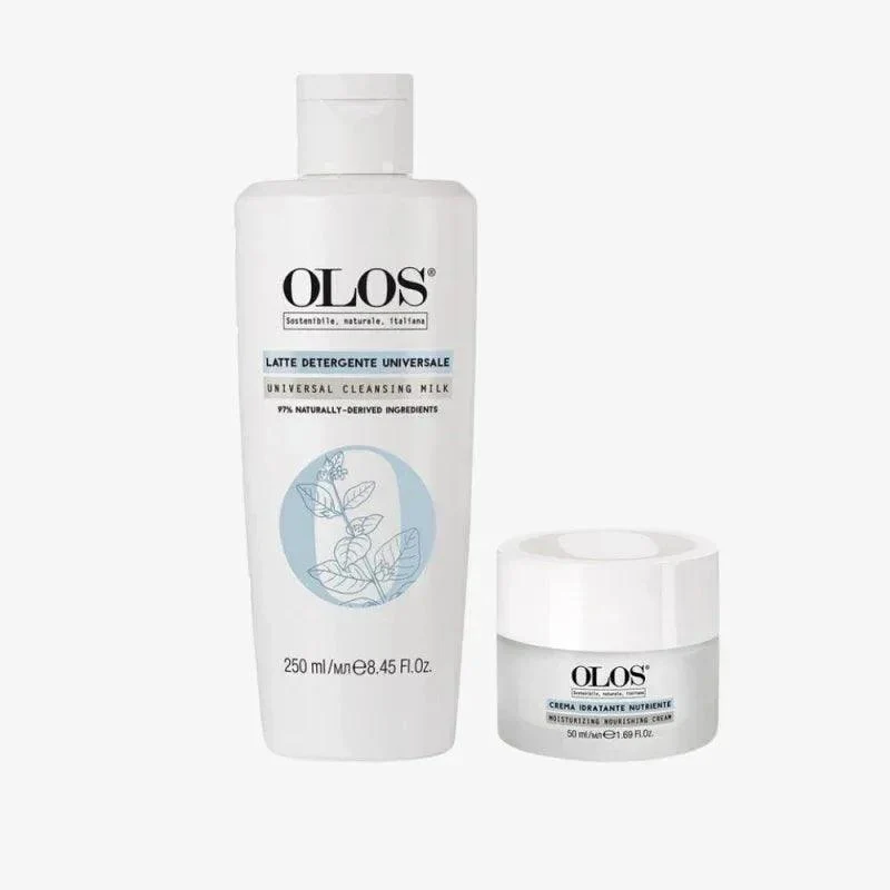 Olos Kit Latte Detergente Universale e Crema Viso Idratante