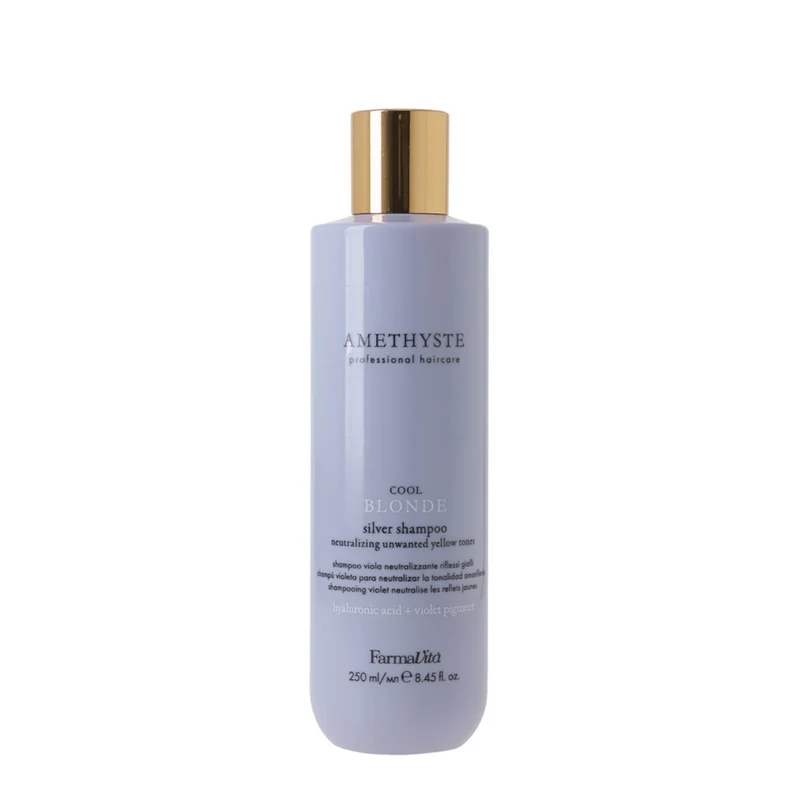 Farmavita Amethyste Blonde Cool Blonde Silver Shampoo 250ml - shampoo anti giallo