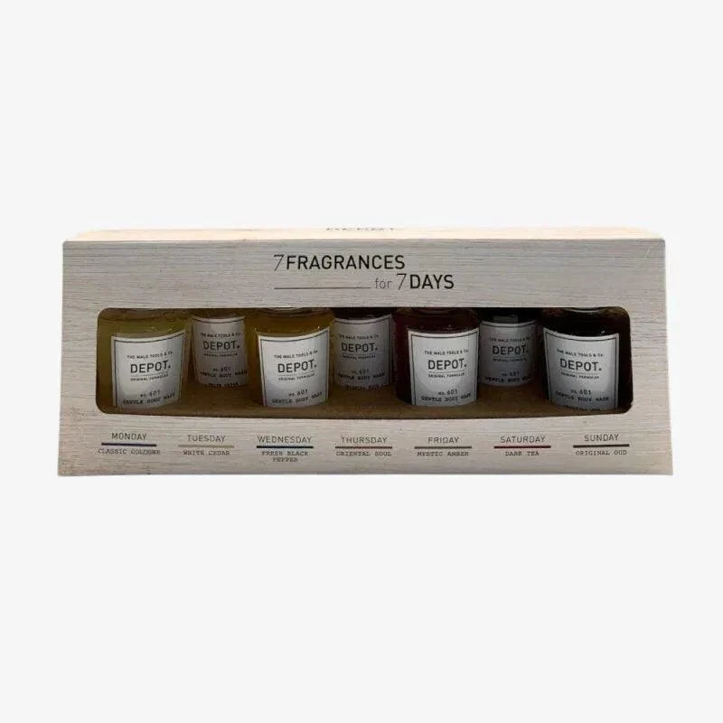 Depot No. 601 7 Fragrances for 7 Days Kit bagnoschiuma
