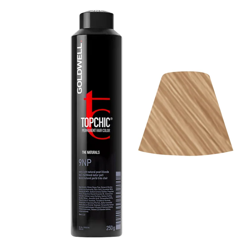 Goldwell Topchic Can 9NP Very Light Natural Pearl Blonde 250gr - colore permanente in bombola