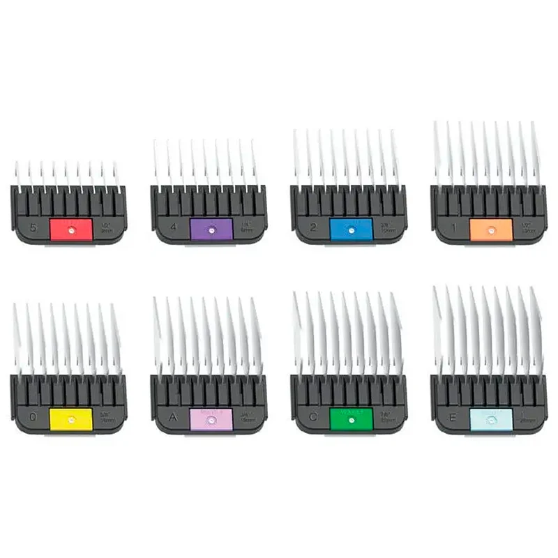 Wahl Stainless Steel Attachment Combs - set da 8 rialzi