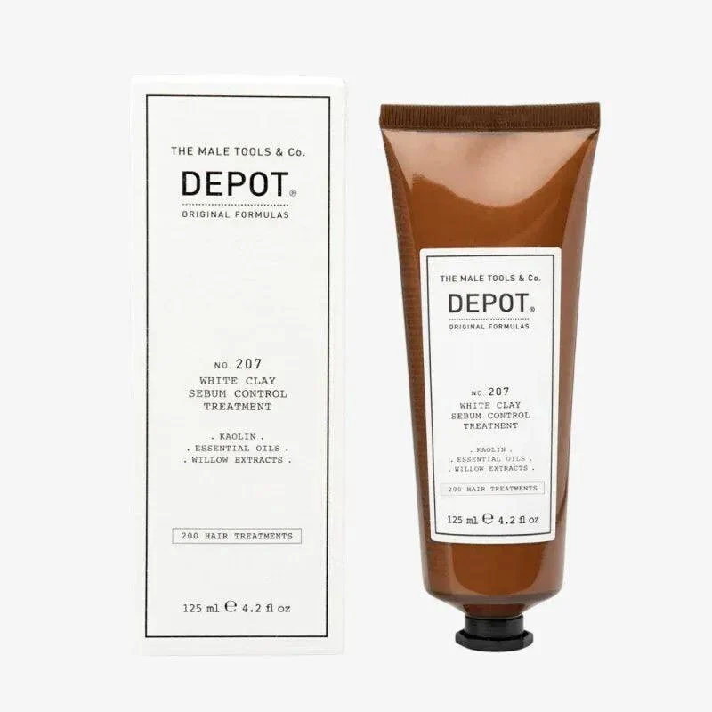 Depot No. 207 White Clay Sebum Control Treatment cute grassa 125ml