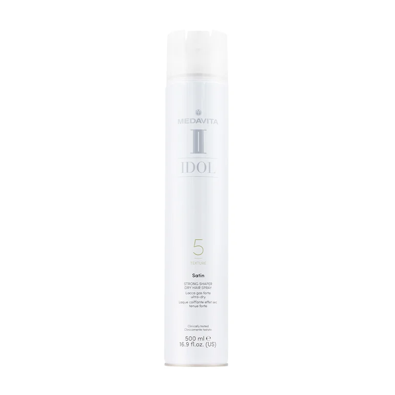 Medavita Satin Strong Shaper Dry Hair Spray 5 500ml - lacca ultra-dry