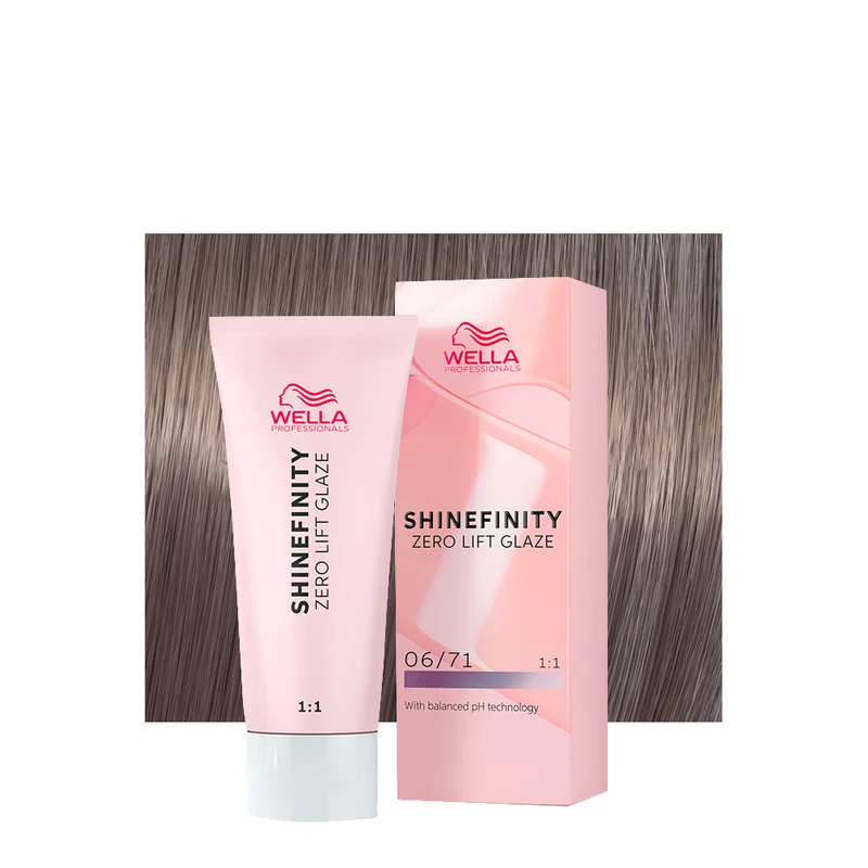 Wella Shinefinity Frosted Chestnut 06/71 Biondo Scuro Sabbia Cenere 60ml - colore demi-permanente