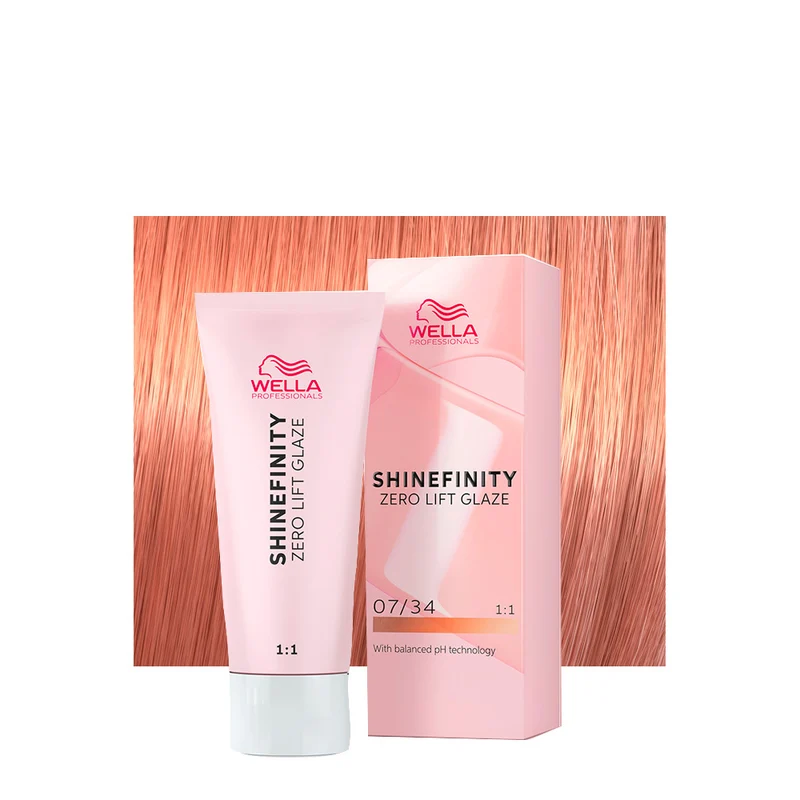 Wella Shinefinity Paprika Spice 07/34 Biondo Medio Dorato Rame 60ml - colore demi-permanente