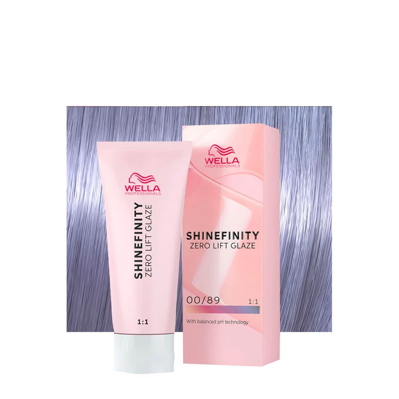 Wella Shinefinity Blue Booster 00/89 Perla Cendrè 60ml - colore demi-permanente
