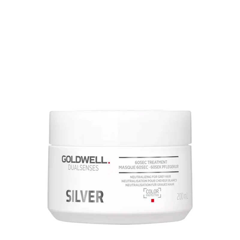 Goldwell Dualsenses Silver 60s Treatment 200ml - trattamento per capelli grigi e biondi freddi