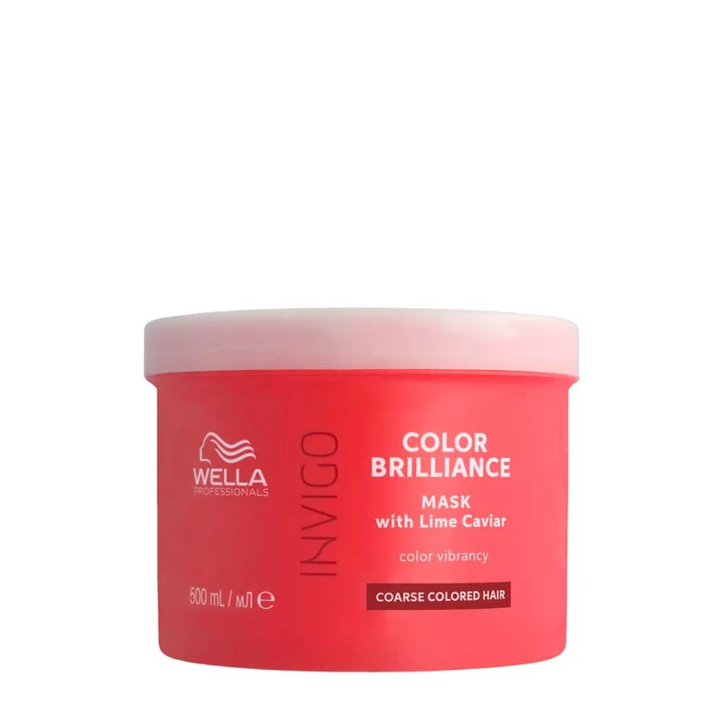 Wella Invigo Color Brilliance Coarse Vibrant Color Mask 500ml - maschera capelli colorati grossi