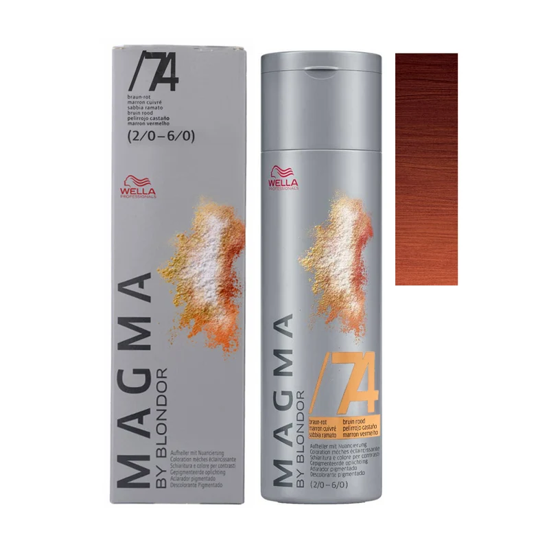 Wella Magma /74 Sabbia Ramato 120g - decolorante