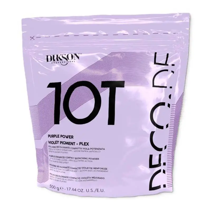 DECOLORAZIONE 10 TONI VIOLA 500 G - DIKSON ZIP