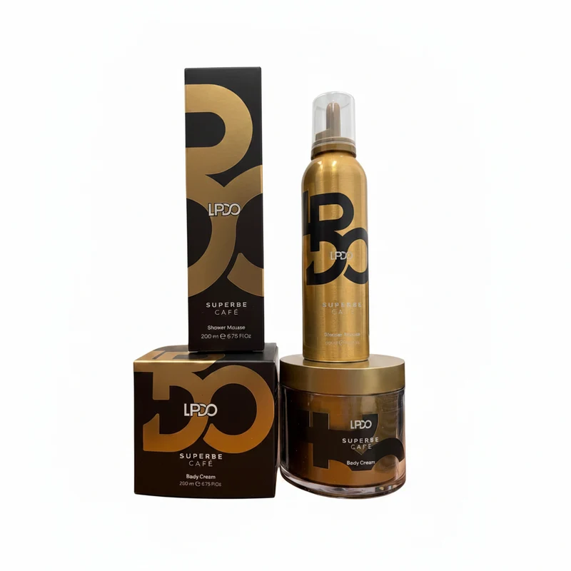 LPDO KIT SUPERBE CAFE' SHOWER MOUSSE 200ML + BODY CREAM 200ML