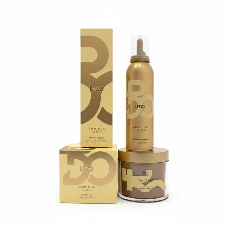 LPDO KIT VANILLA TONIC SHOWER MOUSSE 200ML + BODY CREAM 200ML