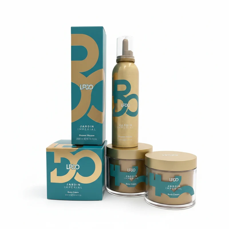 LPDO KIT JARDIN IMPERIAL SHOWER MOUSSE 200ML + BODY CREAM 200ML