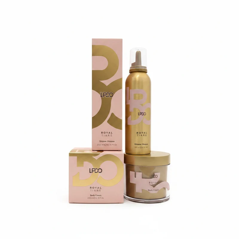 LPDO KIT ROYAL TIARE' SHOWER MOUSSE 200ML + BODY CREAM 200ML
