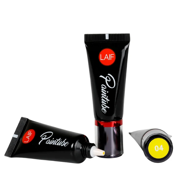 Laif Paintube Gel PTB04 Giallo – Gel Iper Pigmentato per Nail Art Professionale 8ml